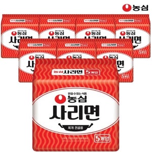 농심 사리면 110g x 40봉 1박스
