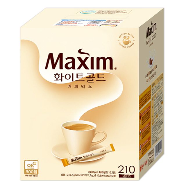 맥심 동서 맥심 화이트골드 커피믹스 210개입 1개