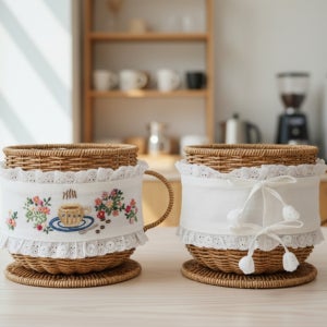 자수티컵라탄바스켓, 이레