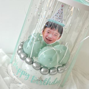 [후기3000원]대두 벌룬케이크 생일 생신 파티 풍선 반려견, 어썸데이벌룬