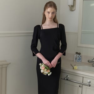 [프롬데이모먼트] 라프롬 드레이프 드레스_4color