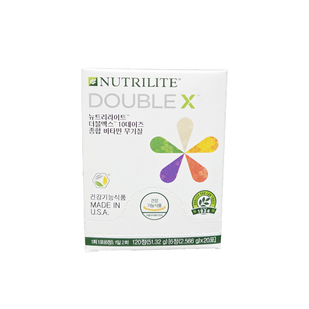 <b>뉴트리라이트 더블엑스 10데이즈 종합비타민 무기질</b> 2.566g x 20포