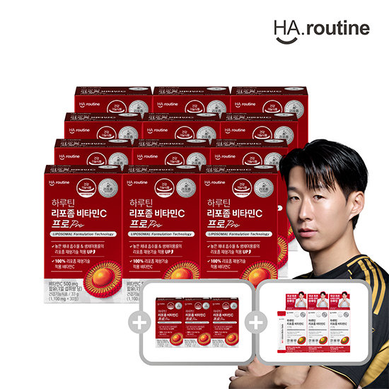 하루틴 리포좀 비타민C 프로 12+ 3개월분(총 15개월분)+비타민C 스틱 3박스 TV상품