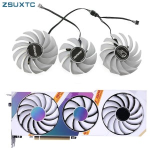 컬러풀 RTX 3060 3070 3080 3060Ti iGame 울트라 OC RTX3060 RTX3070 RTX3080 RTX3060 용 냉각 팬, 화이트, 85mm, 75mm, 