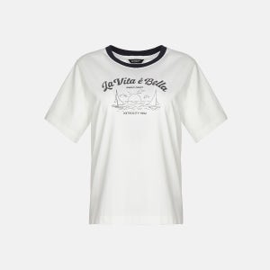 La Vita E Bella Sailing Ship Short-sleeved T-shirt M243CT0911Z