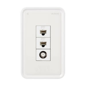 진흥 T시리즈) 1개용 8P 2구 + TV 1구 전기 전등 조명 커버