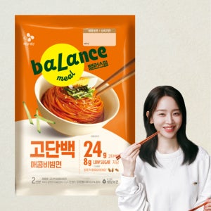밸런스밀 고단백 매콤비빔면404.4g (소비기한:2026-06-15)