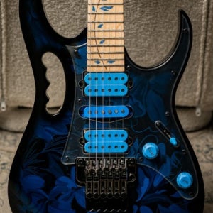 Ibanez Primium Steve Vai Signature Jem77P-Blue Floral Pattern (Made in Indonesia/신품) - I251003667