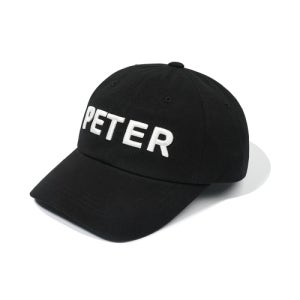 [마이네임이즈피터] PETER BALL CAP - BLACK MNPBEMDCP302BK