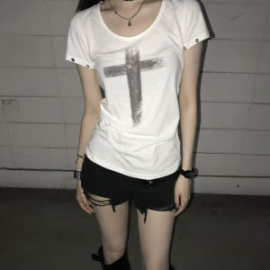 [리버뉴스] SILVERCROSS LONG T-SHIRT_WHITE 2057537754258