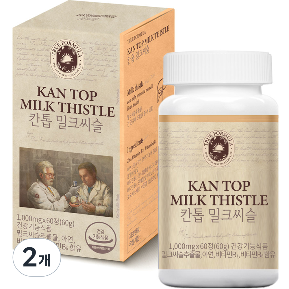 트루포뮬러 칸톱 밀크씨슬 60정 2개