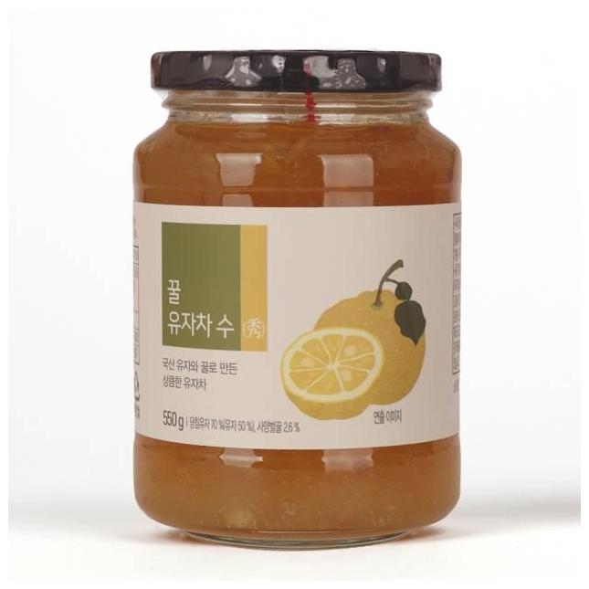 <b>올가홀푸드</b> 꿀 유자차  550g  1개입  2개