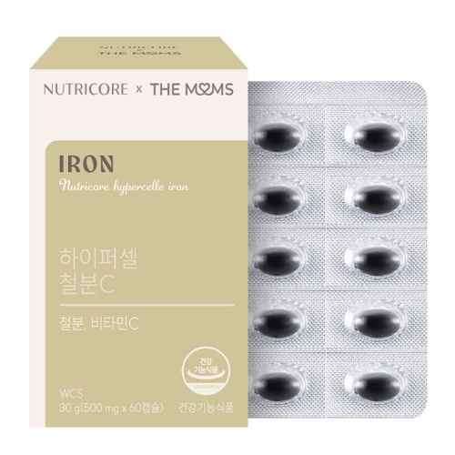뉴트리코어 하이퍼셀 철분C 500mg x 60캡슐, 1개