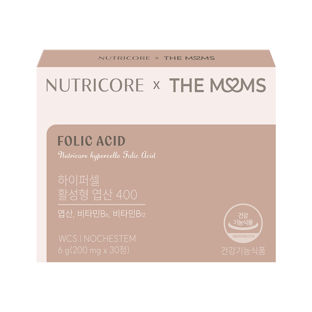뉴트리코어 하이퍼셀 활성형 엽산 400 200mg x 30정, 1개