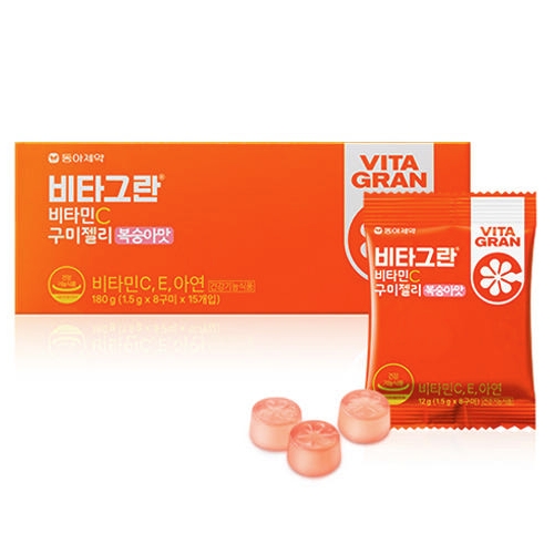 비타그란 비타민C 구미젤리 복숭아맛 1.5g x 120구미, 1개