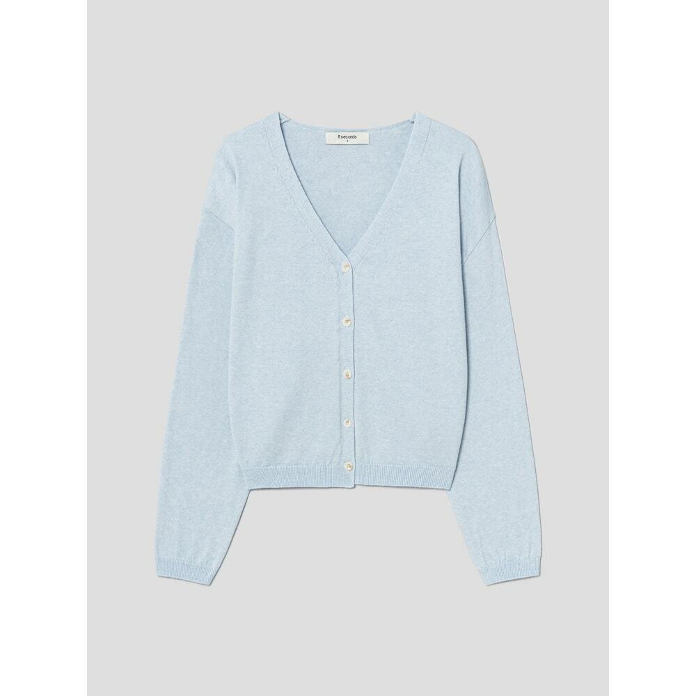 에잇세컨즈 컬러 트위드 가디건