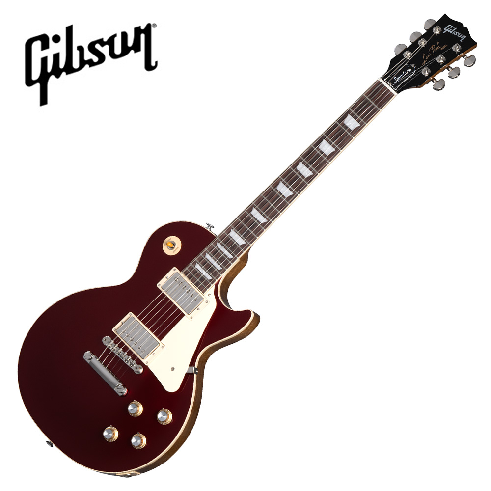 Gibson 깁슨 레스폴 일렉기타 Gibson USA Les Paul Standard 60s Plain Top Sparkling Burgundy LPS6P00M2NH1