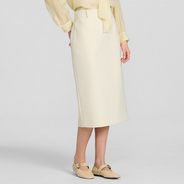 쉬즈미스 H라인 트위드 스커트