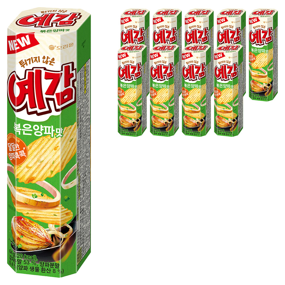 오리온 예감 볶음양파 2p, 64g, 10개 (9,850원) (무료)