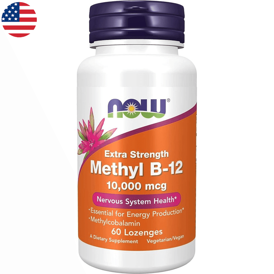 나우푸드 메틸 <b>B12 메틸코발라민 10000 mcg</b> 비타민B12 녹여먹는 사탕 60정