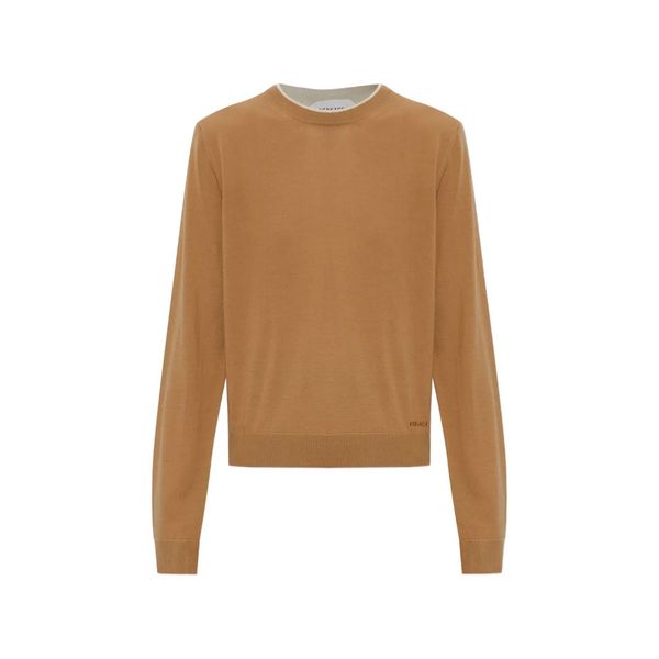 베르사체 logo-embroidered jumper 10243981A17823