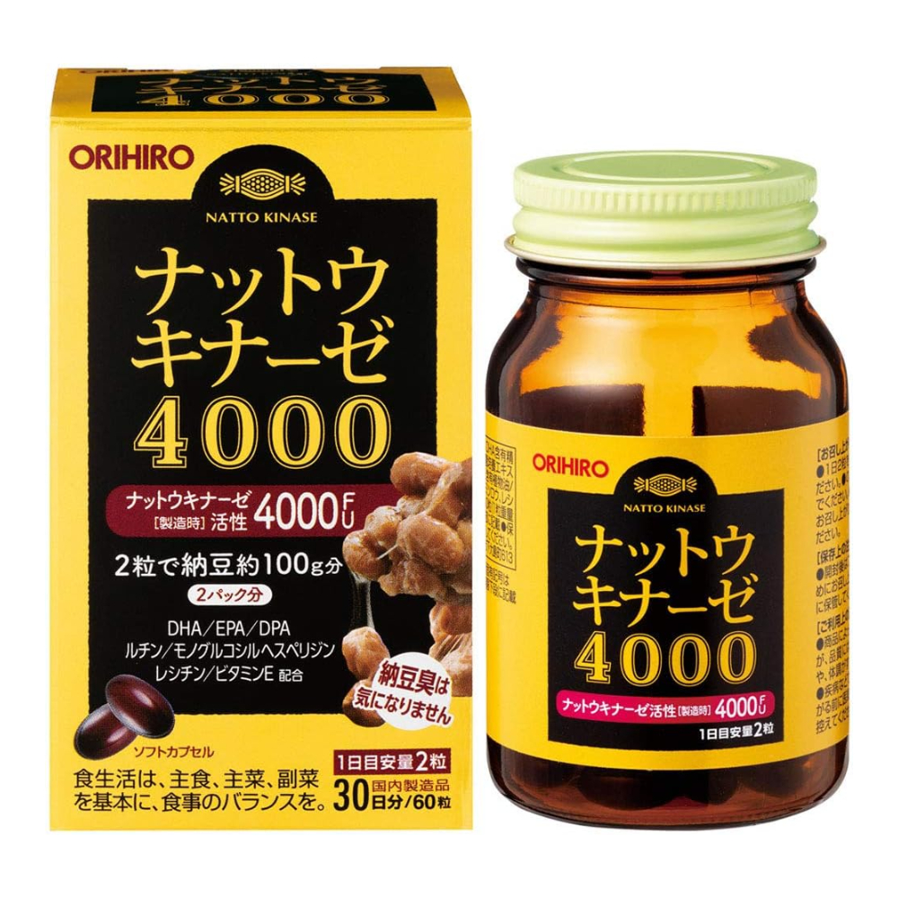 오리히로 <b>나토키나제 4000FU</b> 60캡슐, 1개