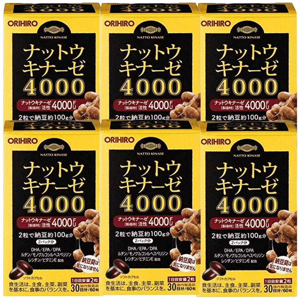 오리히로 <b>나토키나제 4000FU</b> 60정, 1개