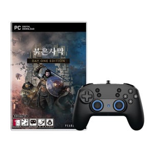 PC Steam 스팀 붉은사막 데이원 에디션 [코드 문자 발송]+호리 PC 유선 게임패드 HPC-062