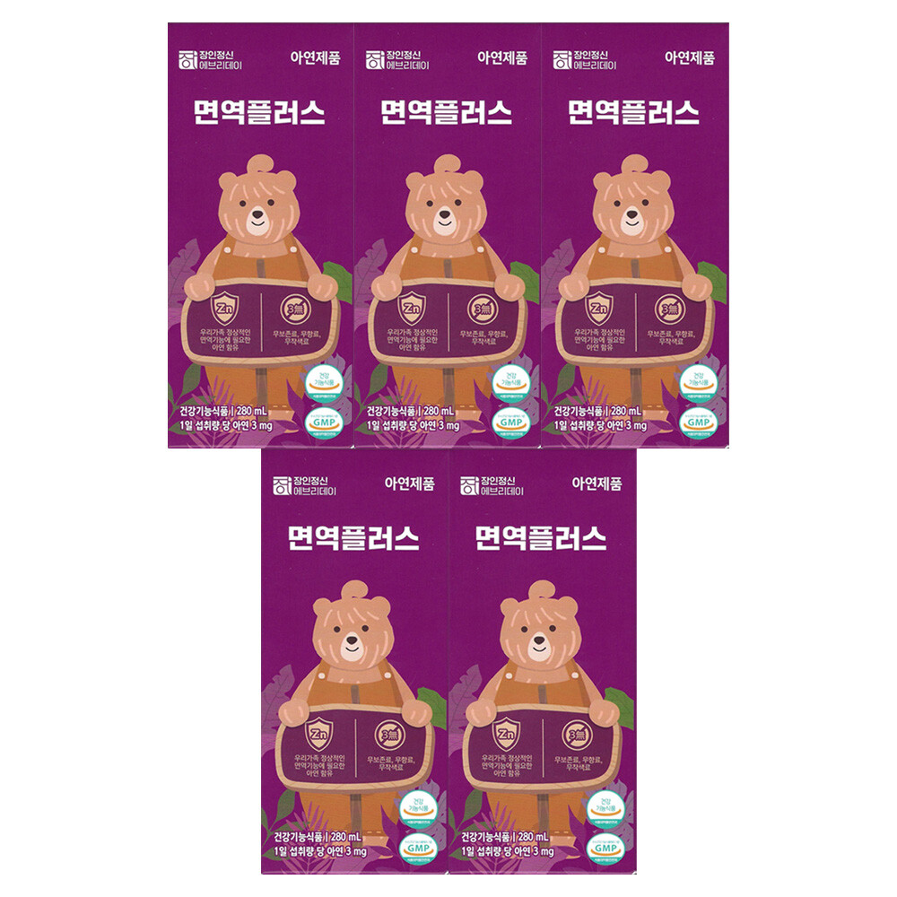 장인정신에브리데이 장인정신에브리데이 면역플러스 280ml 5개 / 써클