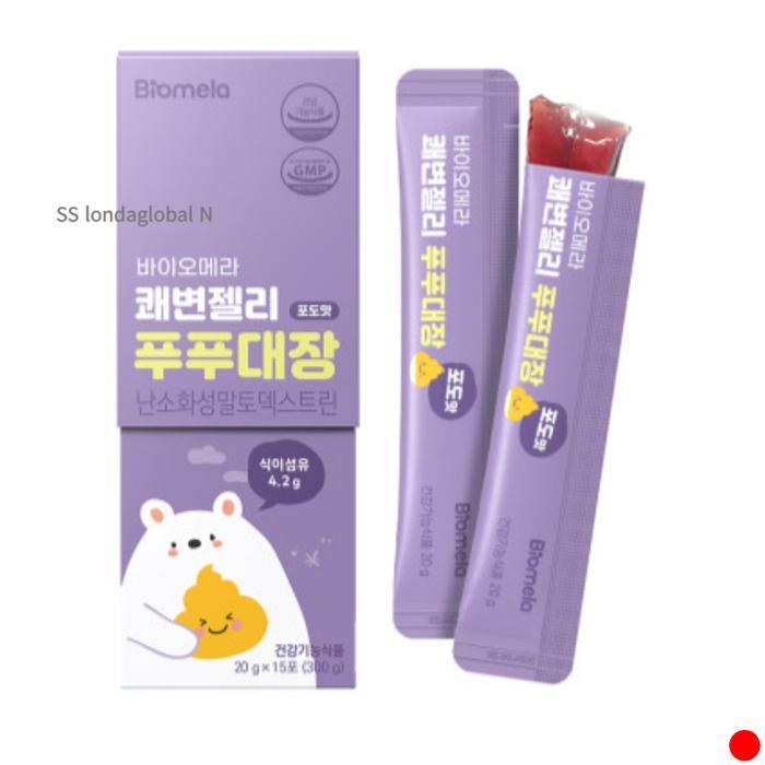 바이오메라 쾌변젤리 푸푸대장 포도맛