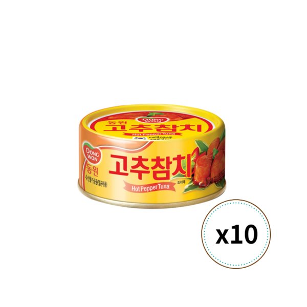 동원 <b>동원F</b> B 고추참치 100g x 10캔