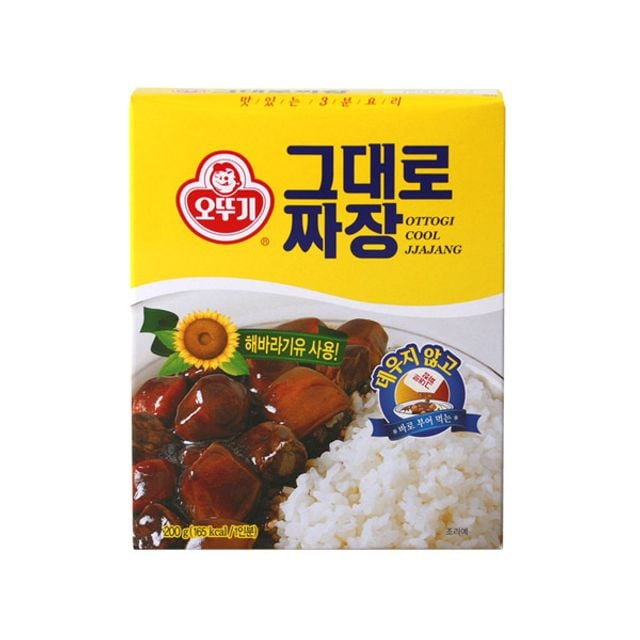 그대로짜장 오뚜기 그대로짜장 짜장 즉석식품