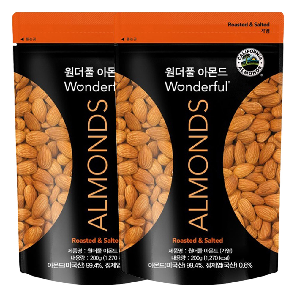 원더풀 원더풀 아몬드 가염 성분 분석