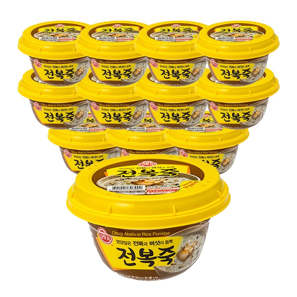 용기죽 즉석죽 전복죽 선택