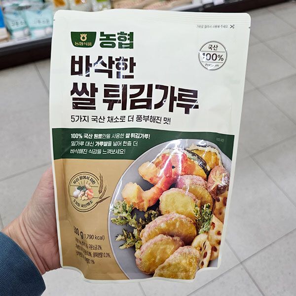 농협 바삭한 쌀 튀김가루 제품 이미지