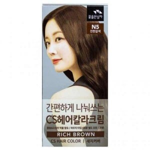 꽃을든남자 CS 헤어칼라크림 N5 진한갈색 4회분