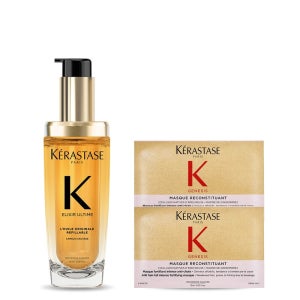 케라스타즈 [롯데단독] 엘릭서 얼팀 오리지널 헤어오일 75ml [데일리 윤기케어] (+제네시스 마스크 15ml 2개)