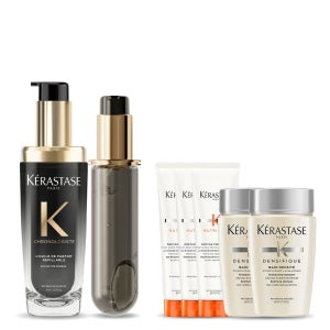 케라스타즈 [단독] 크로놀로지스트 퍼퓸 헤어오일 75ml+리필 75ml 세트(+뉴트리티브 테르미크 30ml 3개 + 덴시피크 샴푸 80ml 2개)