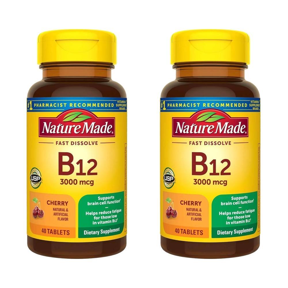 네이처메이드 <b>비타민 B12</b> 3000mcg 40정 2개
