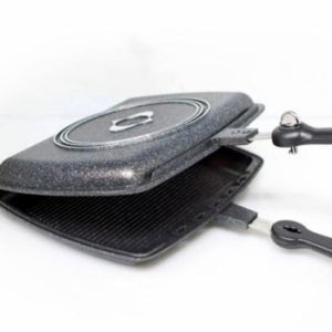 스텐 양면팬 양면 마블 코팅 직화구이 직화팬 누룽지팬