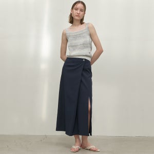 [아틀리에 나인] LILY H-LINE LONG WRAP SKIRT(SK-4939)