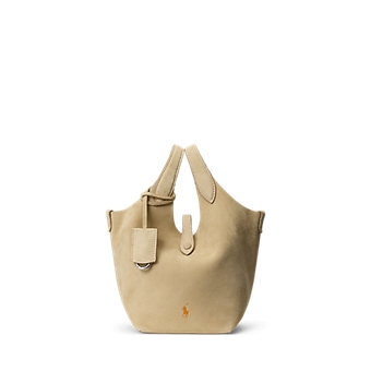 폴로 랄프로렌 L45045 Polo Ralph Lauren Polo Play Suede Small Tote & Crossbody