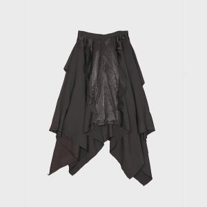 [데어드] LAYERED PANEL SKIRT