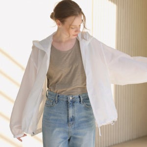 무료배송🌈[RR]모니코 윈드 후드 점퍼_white[45507,윈드점퍼,바람막이,나일론점퍼,봄점퍼,후드점퍼]