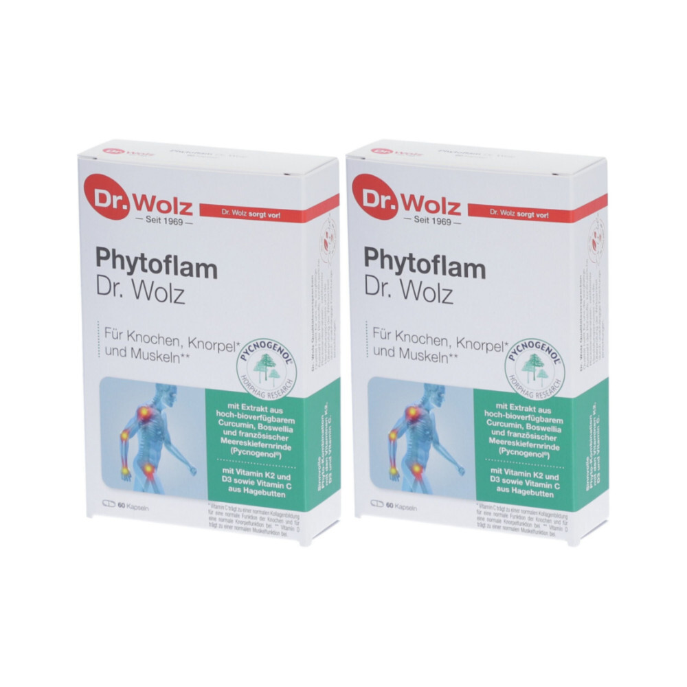 닥터볼츠 피토플람 캡슐 60정 <b>독일</b> 내수용 <b>항염증</b> 관절 건강 식물성 영양제 x 2