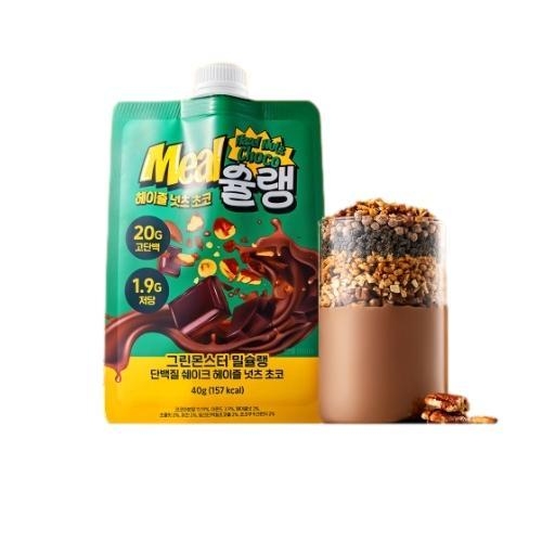 밀슐랭 단백질 쉐이크 헤이즐 넛츠 초코 제품 이미지