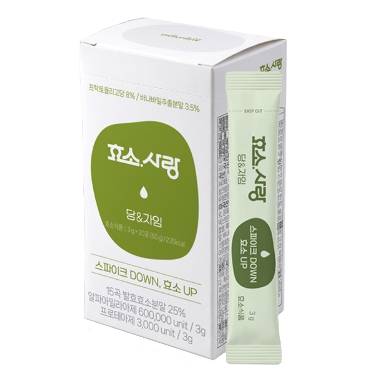 세움바이오텍 미궁365 효소사랑 당 앤 <b>자임</b> 3g x 20포, 1개