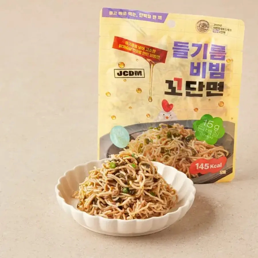 들기름비빔 꼬단면 제품 이미지