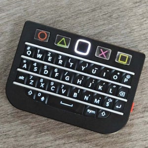 블랙베리 P9981/Q10 2-in-1 미니 키보드(트랙패드 포함) 블루투스 USB 듀얼 모드 DPI 10단 속도 조정 모든 키 간 간섭 없음