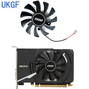 MSI Geforce GTX 750Ti 750 N740 GTX730 GTX740 R7 250 그래픽 카드 냉각용 75MM 2Pin HA8010H12F-Z GTX 1030 팬